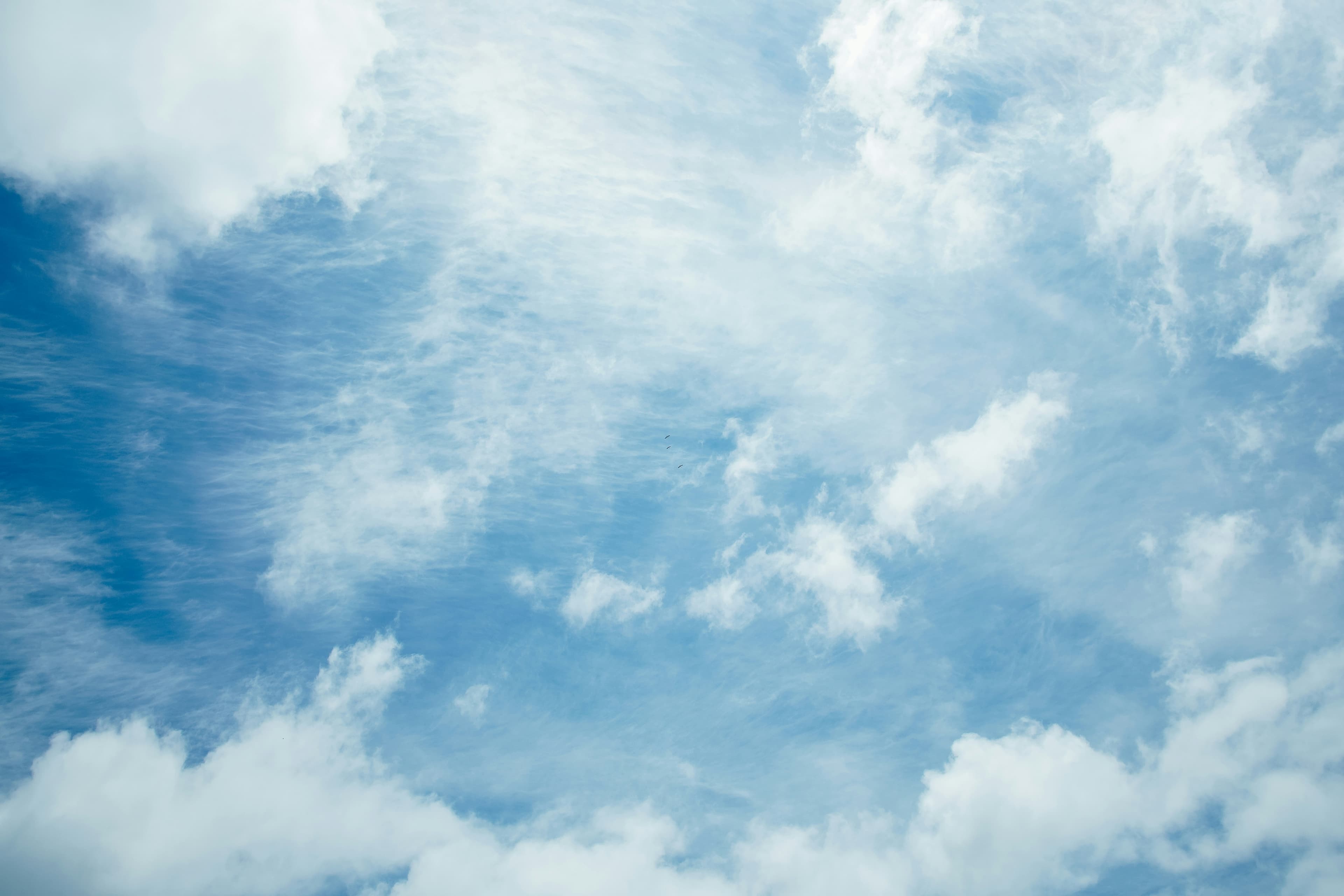 Open blue sky over Nepal