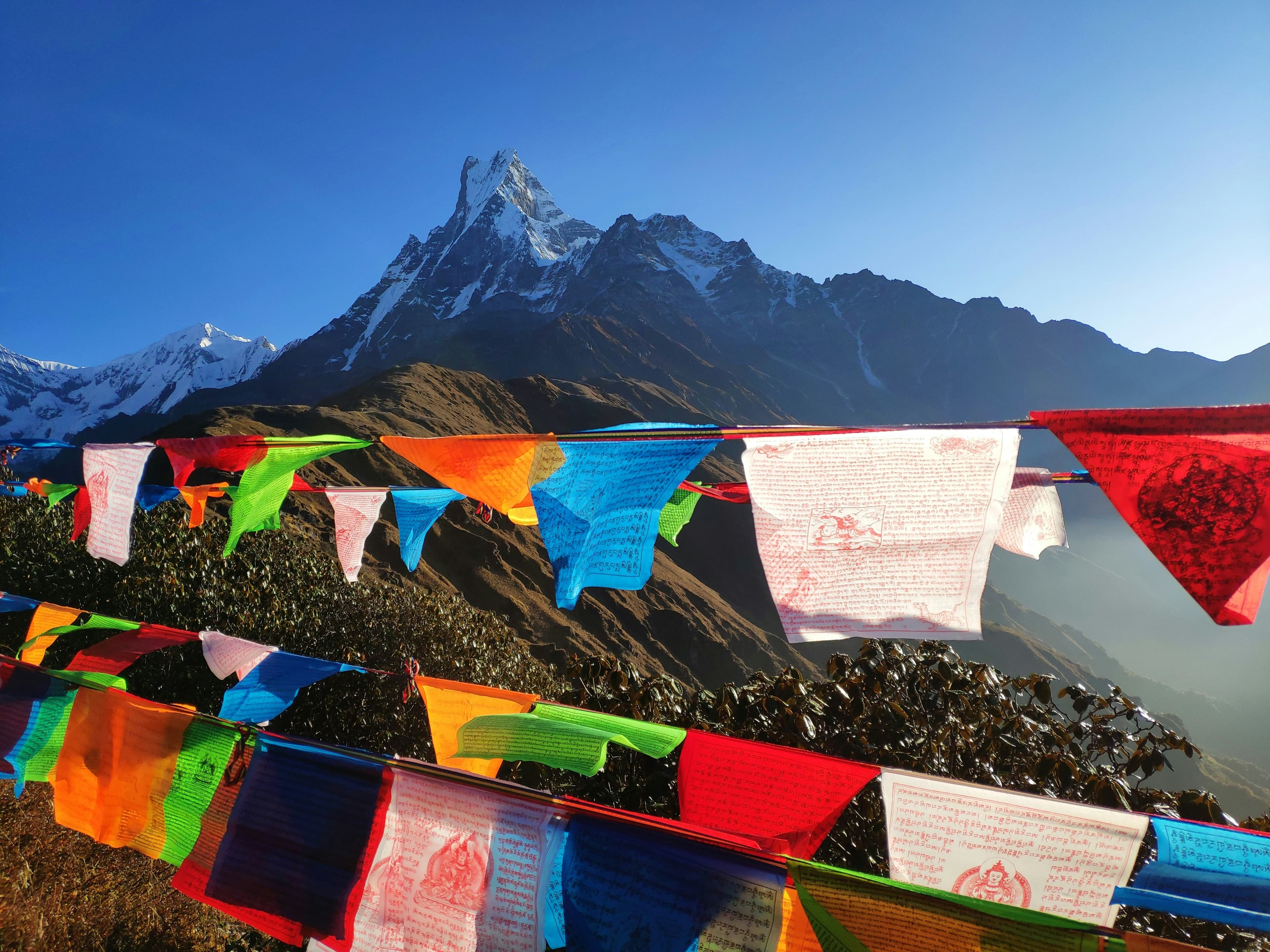 Clouds drifting above Nepal